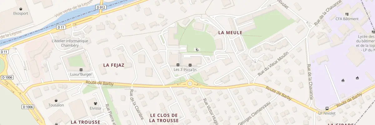 Plan du 2 Pl des Fées à La Ravoire