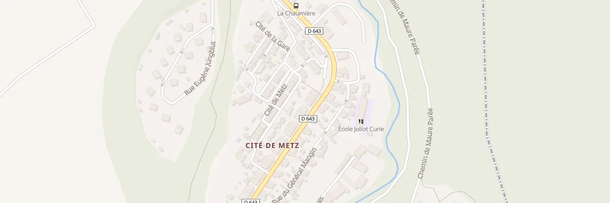 Plan du 28 Rue de Metz à Moutiers