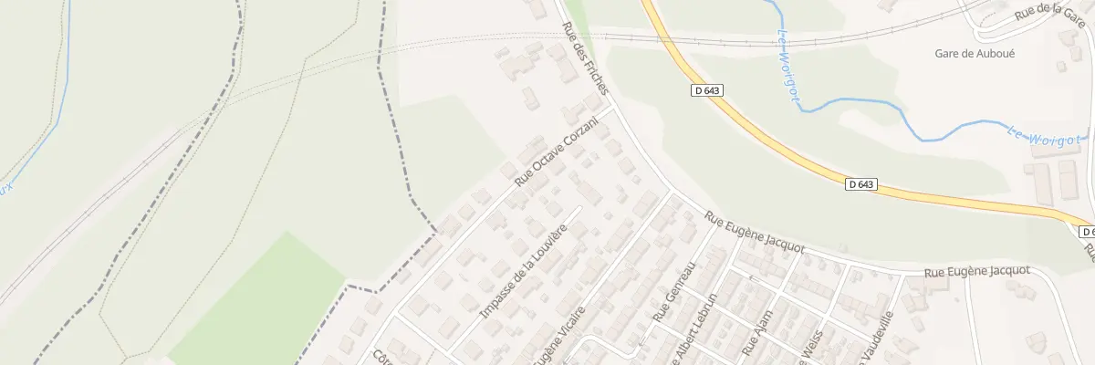 Plan du 5 Rue Octave Corzani à Auboué