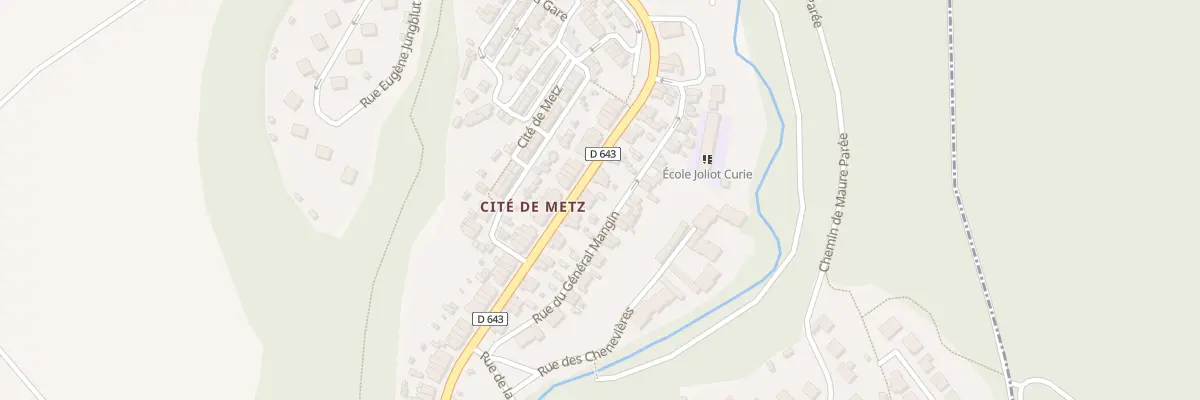 Plan du 45 Rue de Metz à Moutiers