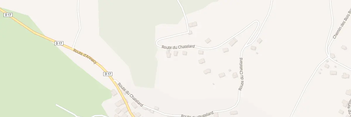 Plan du 847 Rte du Châtelard à Chilly