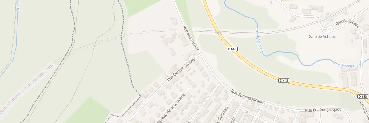 Plan du 2 Rue Octave Corzani à Auboué