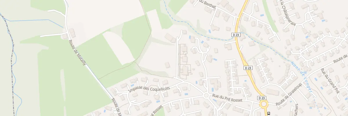 Plan du 91 Imp de la Colombière à Valleiry