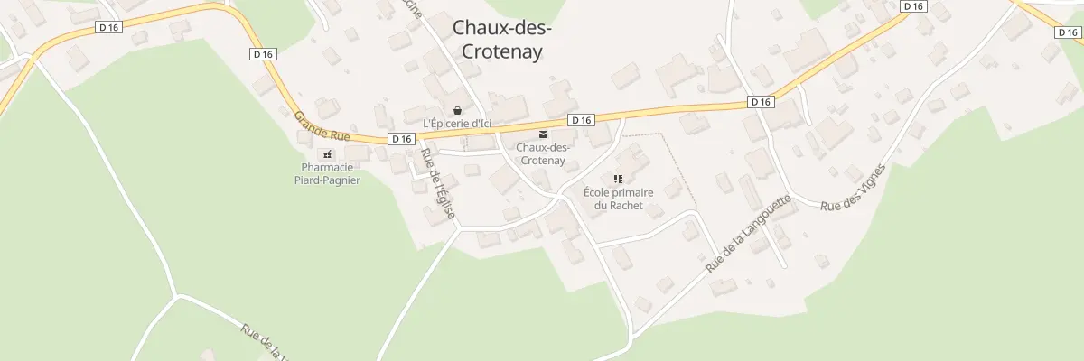 Plan du 1 Rte d’Entre Deux Monts à Chaux-des-Crotenay