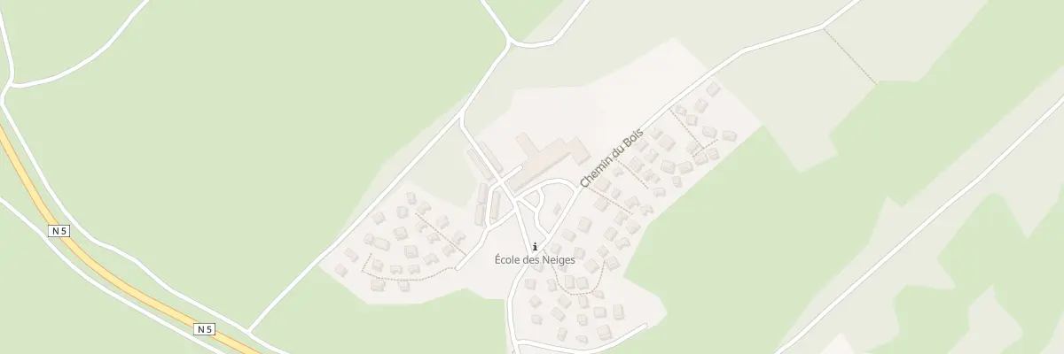 Plan du 1 Chemin du Bois à Saint-Laurent-en-Grandvaux