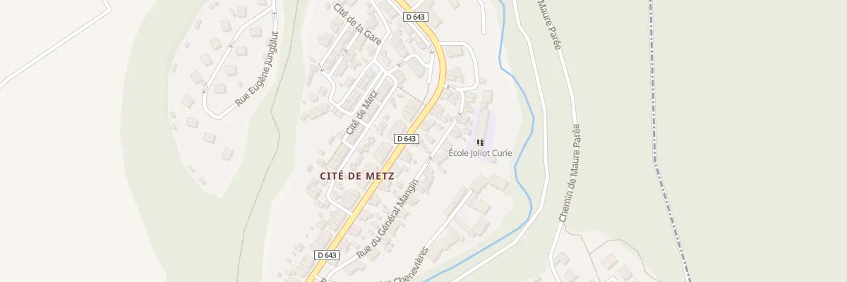 Plan du 37 Rue de Metz à Moutiers