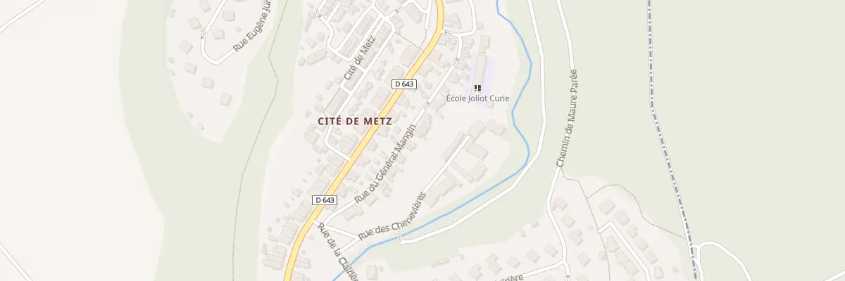 Plan du 14 Rue du Gen Mangin à Moutiers