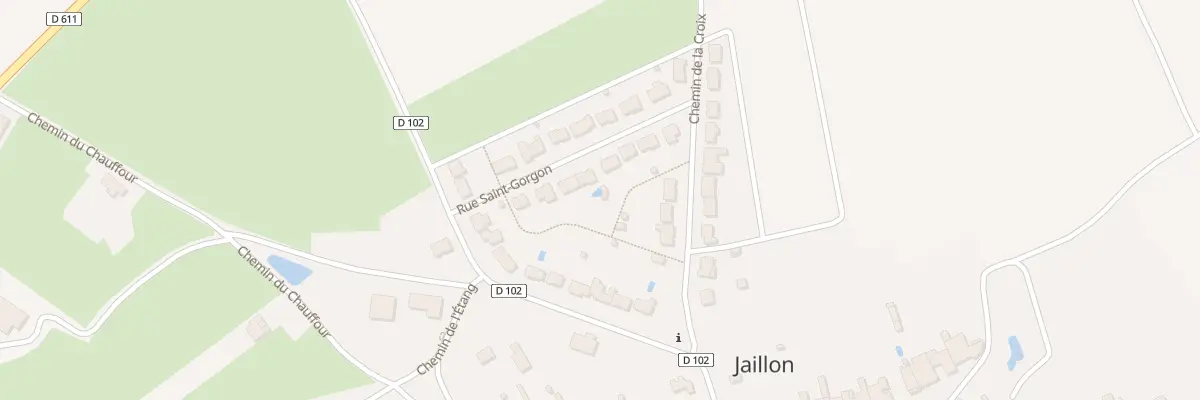 Plan du 8 Rue Saint Gorgon à Jaillon