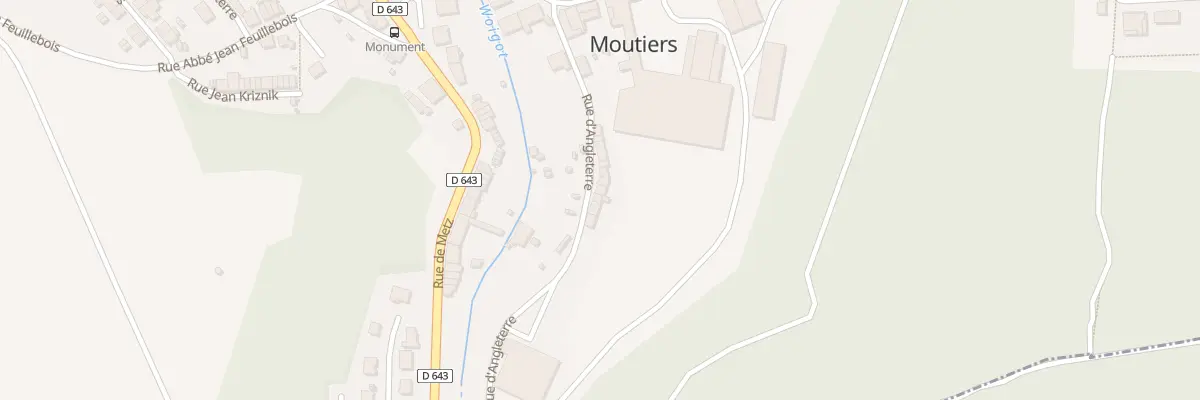 Plan du 9 Rue d’Angleterre à Moutiers