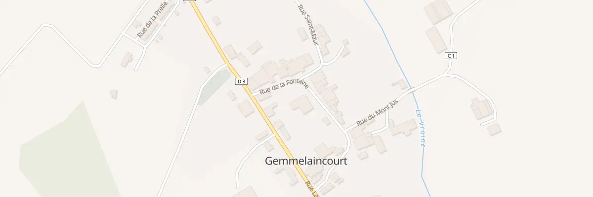 Plan du 4 Rue de la Fontaine à Gemmelaincourt