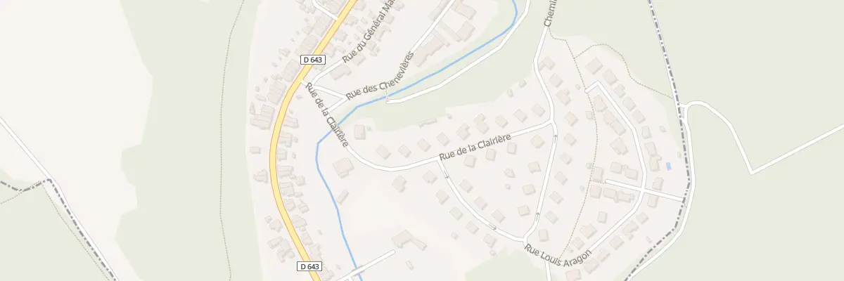 Plan du 3 Rue de la Clairiére à Moutiers