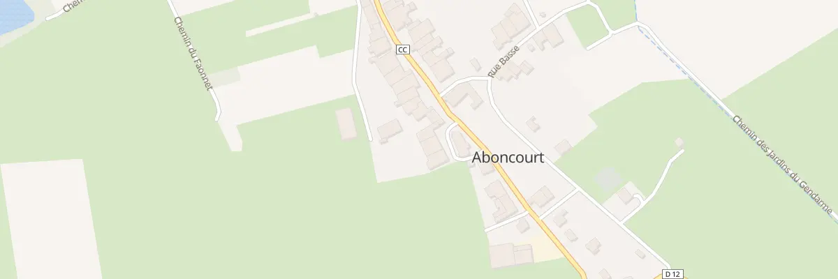 Plan du 5 Rue Haute à Aboncourt