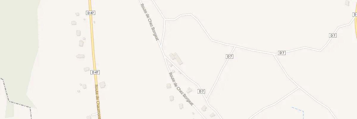 Plan du 485 Rte de chez Borgeat à Savigny