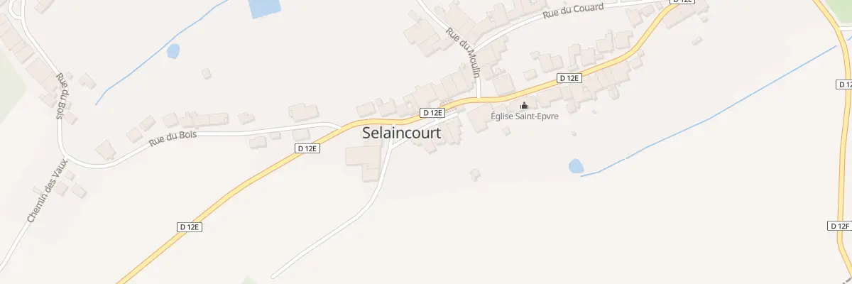 Plan du 54 Rue de l’Eglise à Selaincourt