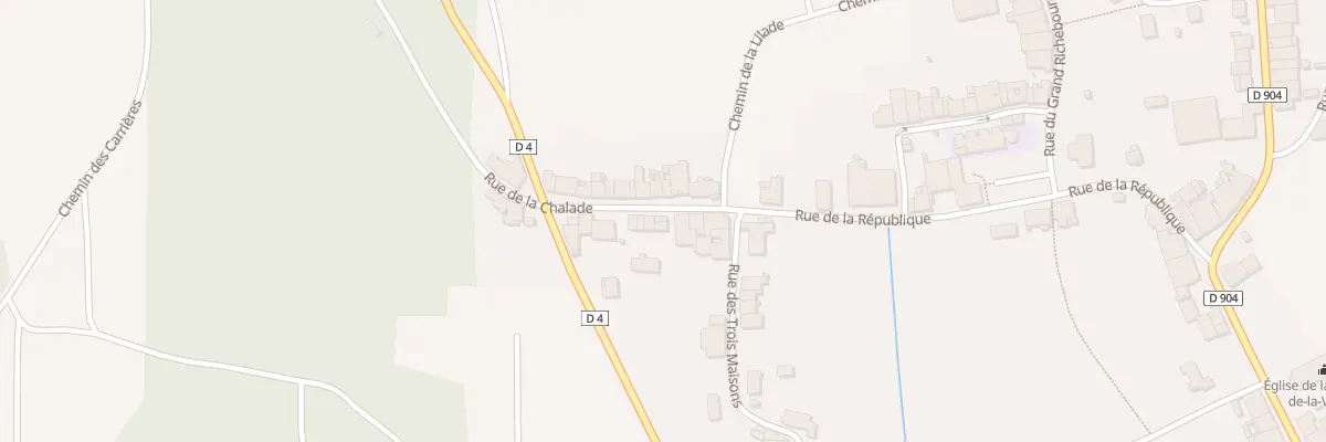 Plan du 5B Rue de la Chalade à Crépey