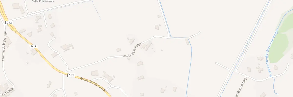Plan du 5039 La Ratte à Apremont