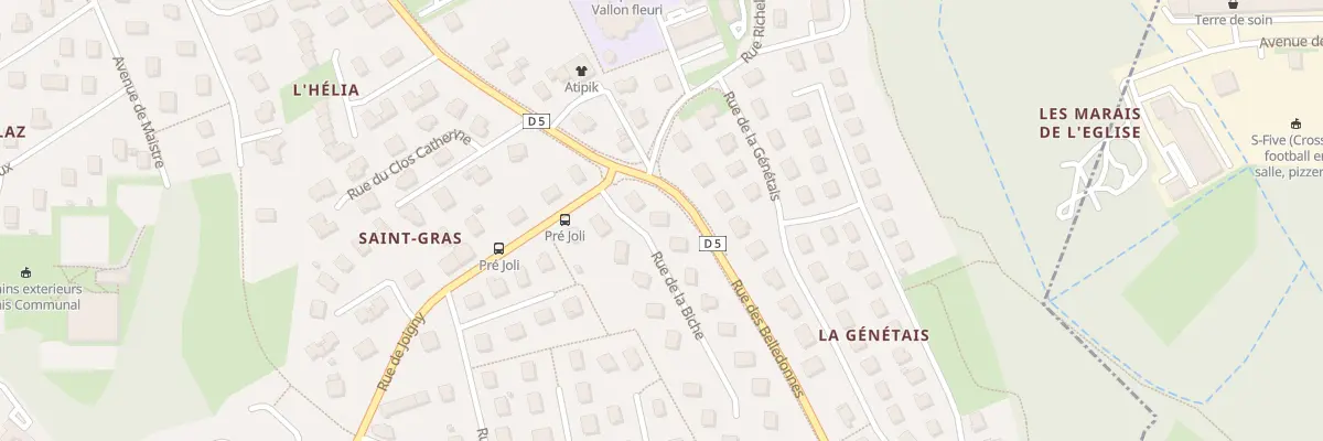 Plan du 3 Rue de la Biche à La Ravoire