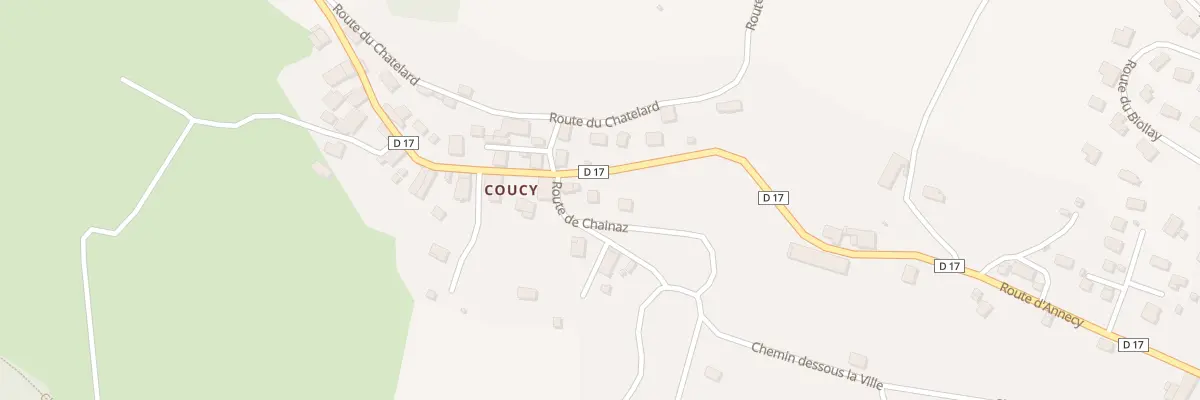 Plan du 61 Rte de Chainaz à Chilly