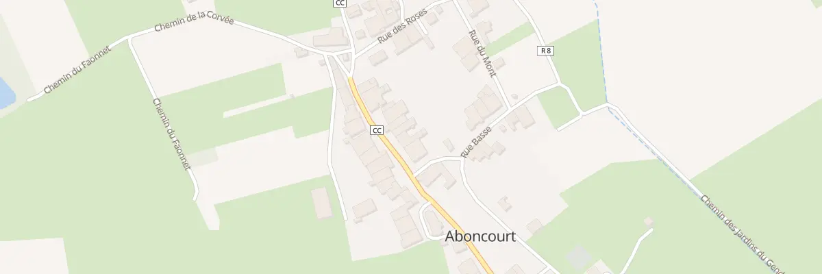Plan du 6 Rue Haute à Aboncourt