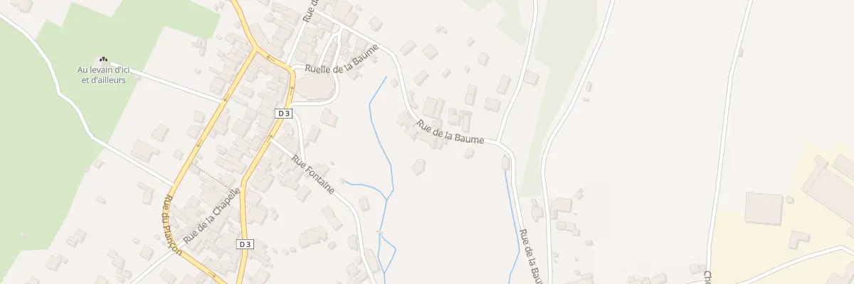 Plan du 14 Rue de la Baume à Scey-sur-Saône-et-Saint-Albin