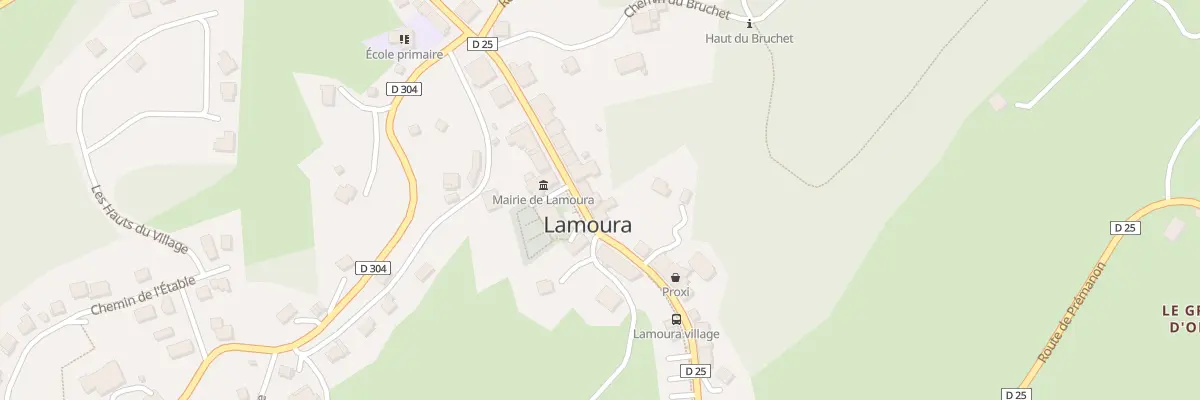 Plan du 373 Grande Rue à Lamoura
