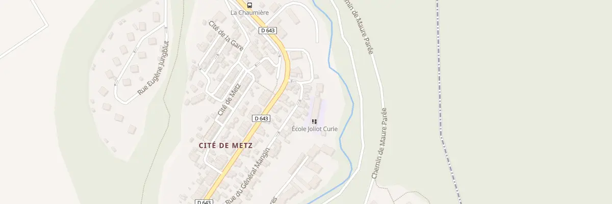 Plan du 3 Rue du Gen Mangin à Moutiers