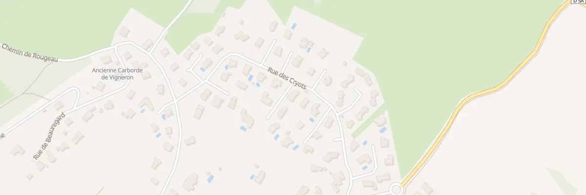 Plan du 1 All des Grillons à Pirey
