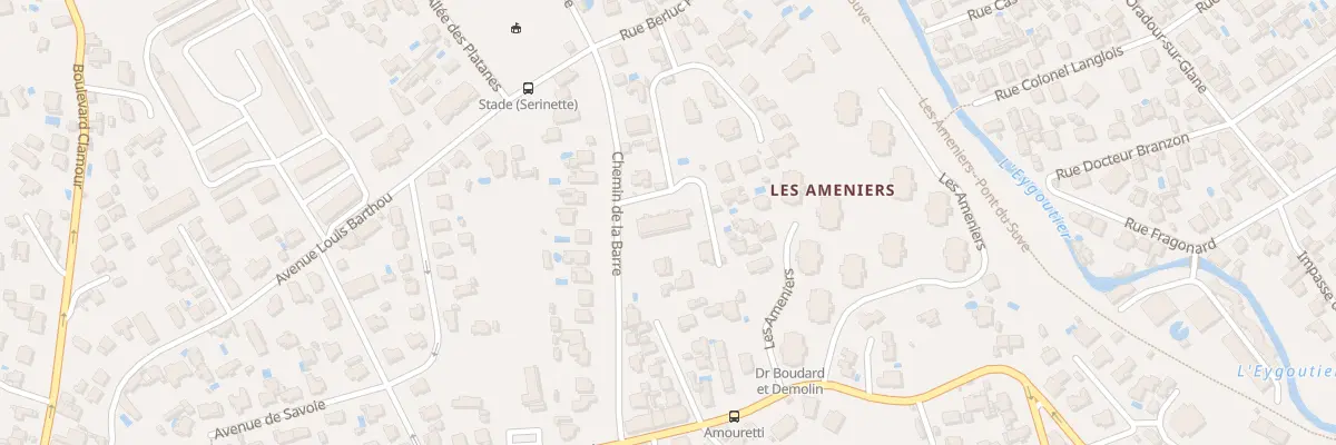 Plan du 1299 Che de la Barre à Toulon
