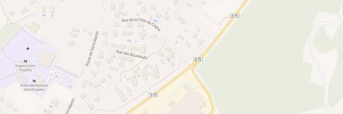 Plan du 14 Rue de la Croix du Chene à Pirey