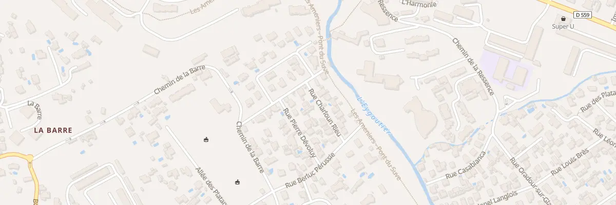 Plan du 28 Rue Charloun Rieu à Toulon