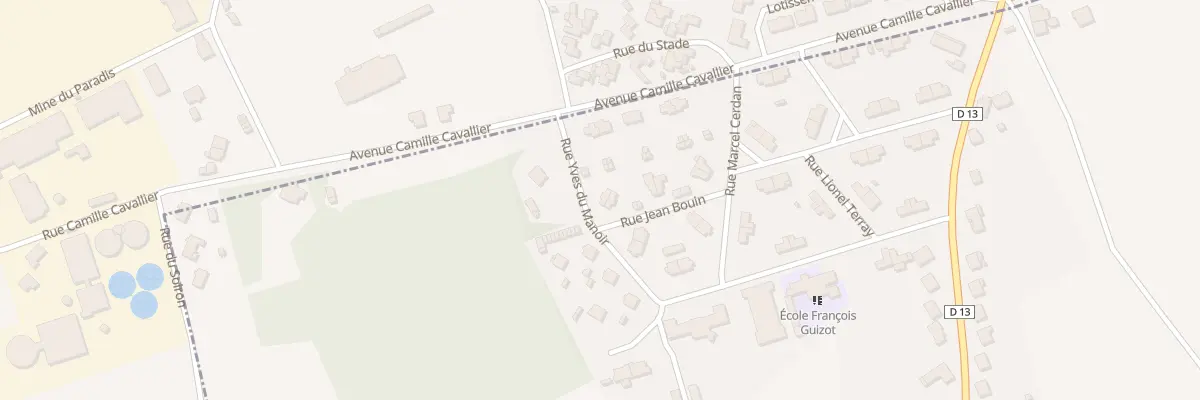 Plan du 2 Rue Jean Bouin à Batilly