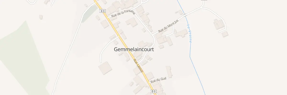 Plan du 8 Rue de la Fontaine à Gemmelaincourt