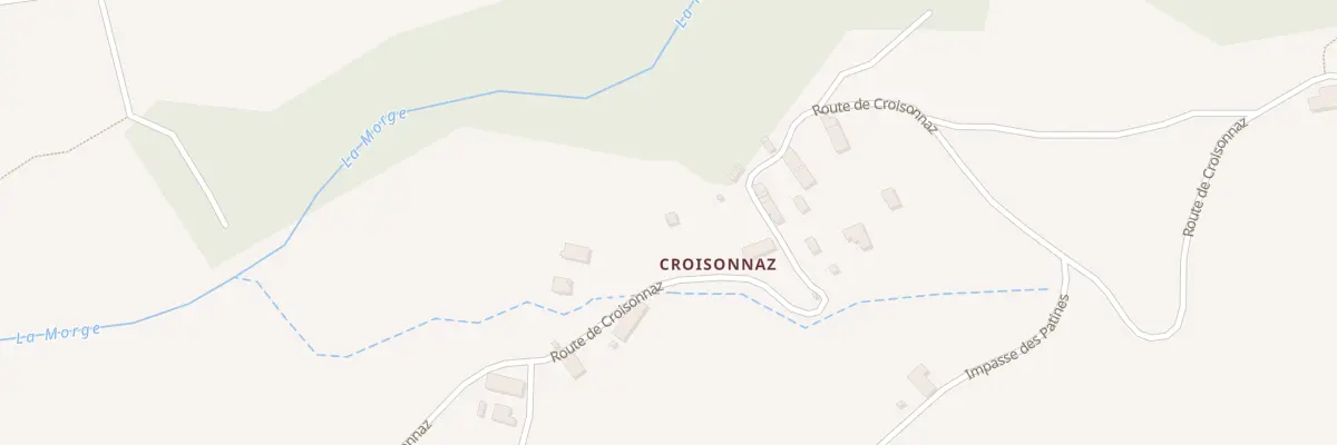Plan du 739 Rte de Croisonnaz à Thusy