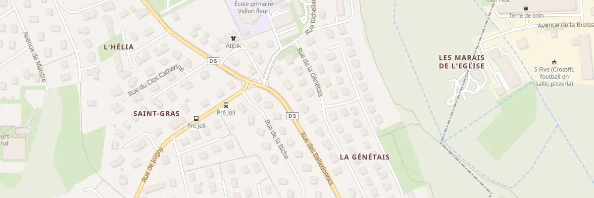 Plan du 10 Rue de la Genetais à La Ravoire