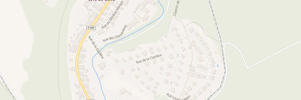 Plan du 6 Rue de la Clairiére à Moutiers
