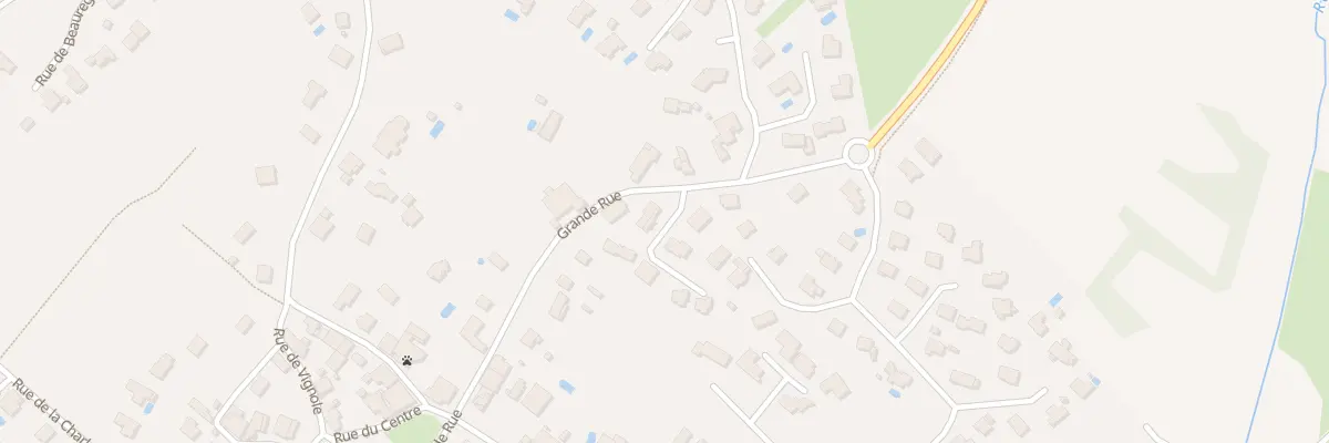 Plan du 38A Gr Grande Rue à Pirey