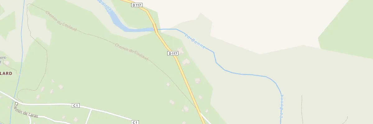 Plan du 43 Rte de Valjouffrey à Entraigues