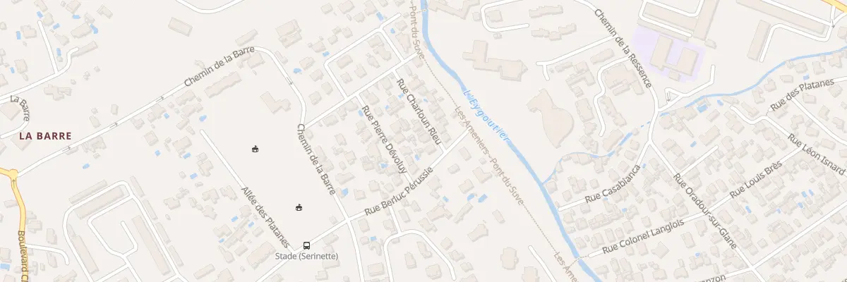 Plan du 96 Rue Charloun Rieu à Toulon