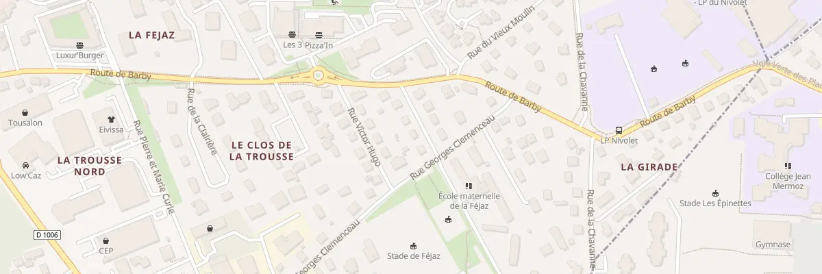 Plan du 3 Rue du Mont Saint Michel à La Ravoire