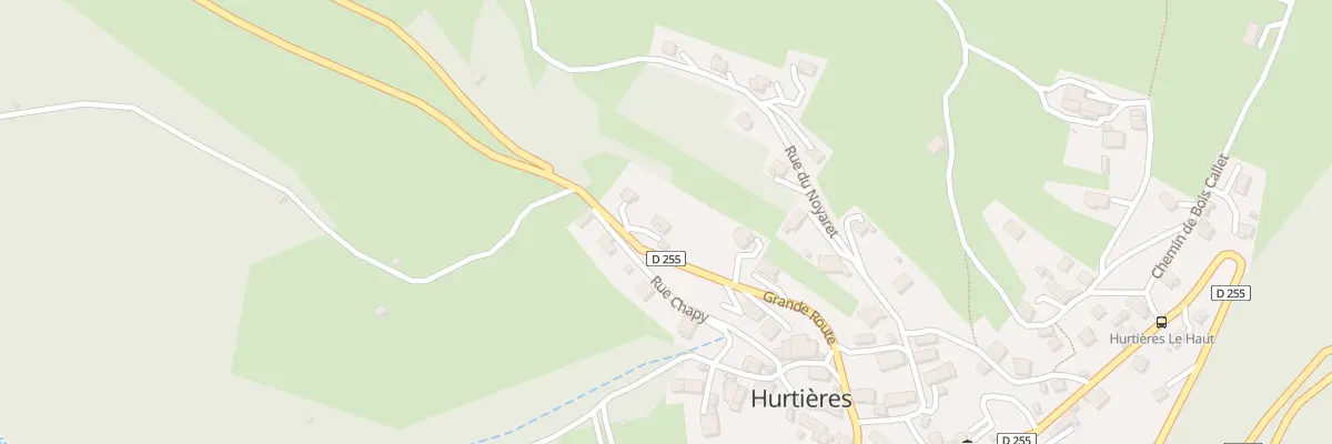 Plan du 63 Grande Route à Hurtières