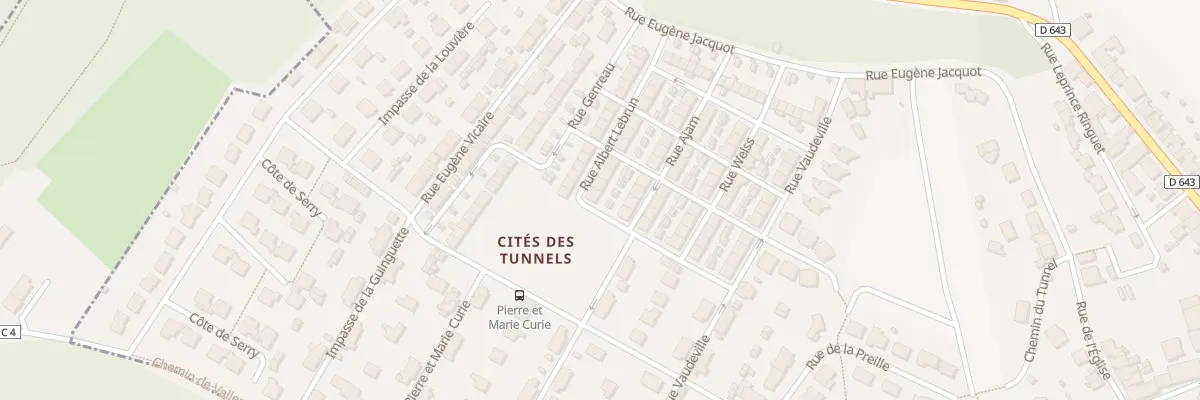Plan du 13 Rue Albert Lebrun à Auboué
