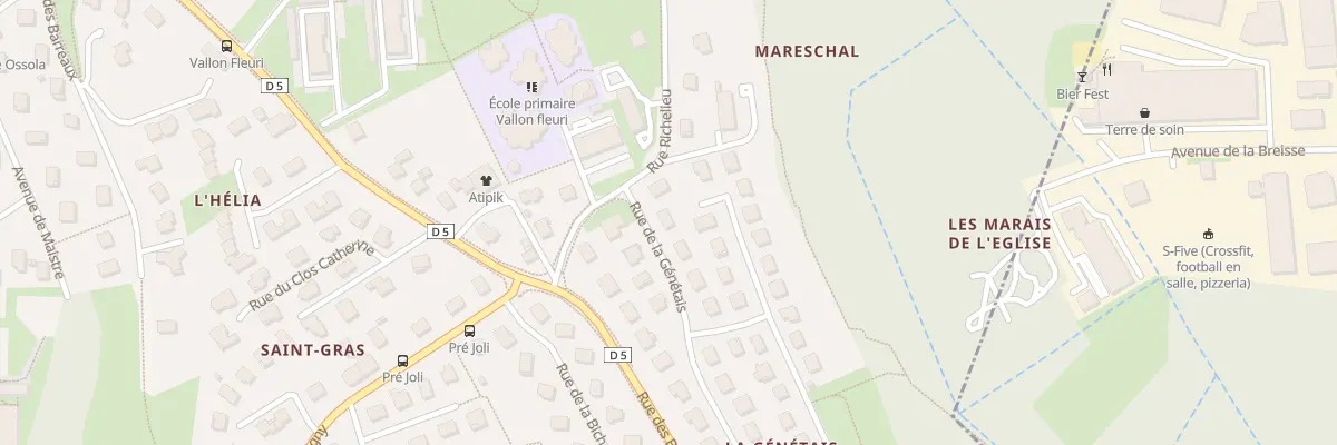 Plan du 3 Rue de la Genetais à La Ravoire