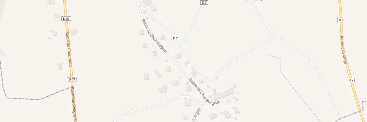 Plan du 675 Rte de chez Borgeat à Savigny