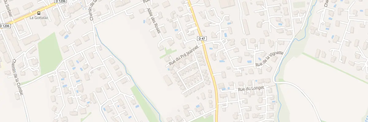 Plan du 257 Rue de l’orée de valbois à Valleiry