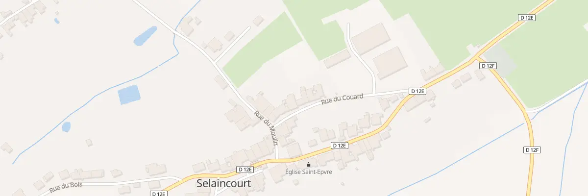 Plan du 11 Rue du Couard à Selaincourt
