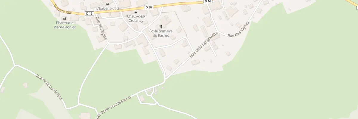 Plan du 14 Rue de la Langouette à Chaux-des-Crotenay