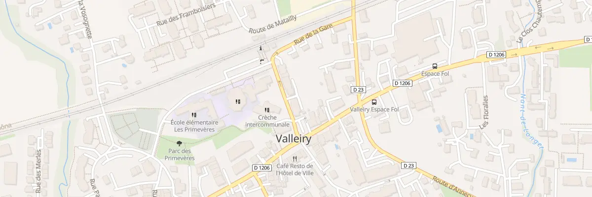 Plan du 56 Rue de la gare à Valleiry