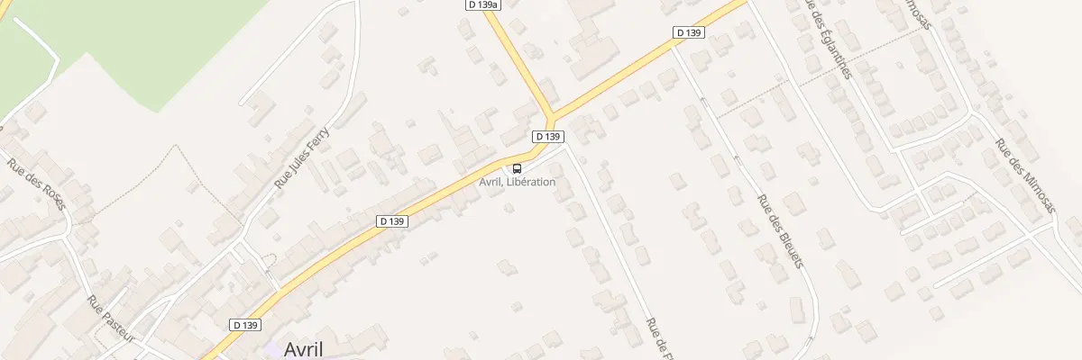 Plan du 1 Rue de Fillières à Avril