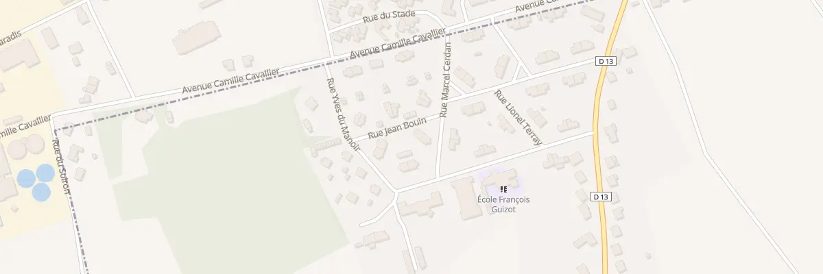 Plan du 3 Rue Jean Bouin à Batilly