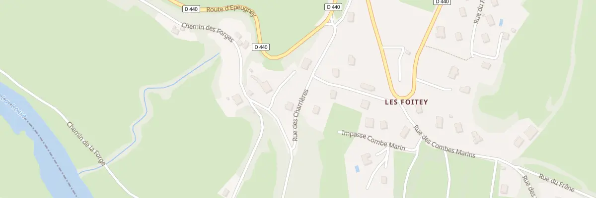 Plan du 1B Rue des Charrières à Chenecey-Buillon
